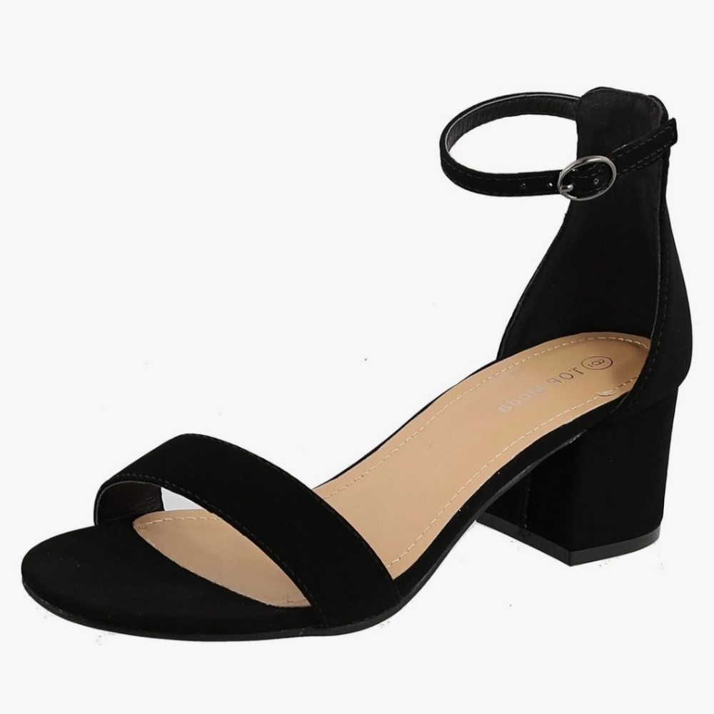 Top Moda Ankle Wrap Strap 2" Block Heel Sandal